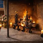 Eventyrlig Tommerhytte Pa Gardstun 度假居 温斯特拉