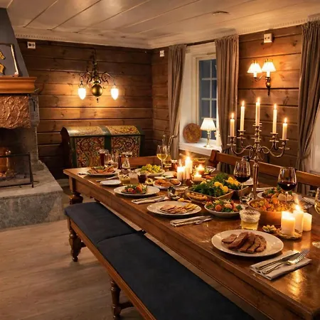 Eventyrlig Tommerhytte Pa Gardstun Винстра