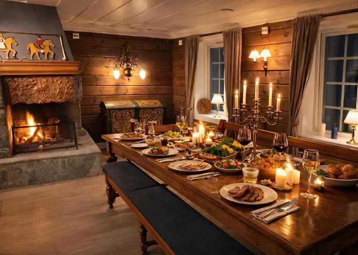 Eventyrlig Tommerhytte Pa Gardstun Vinstra