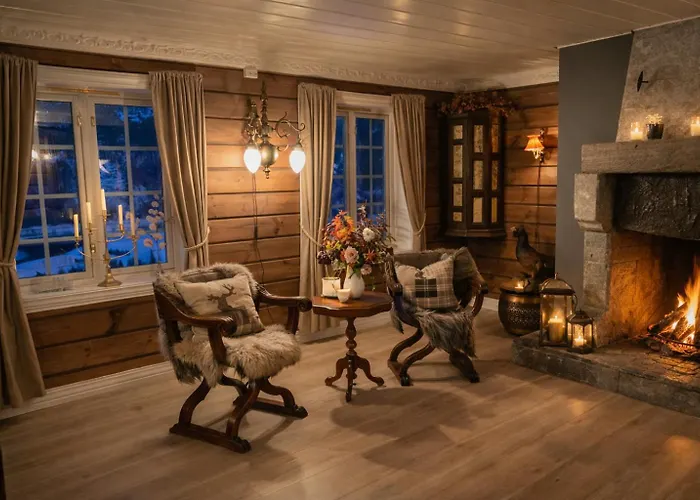 Eventyrlig Tommerhytte Pa Gardstun * Vinstra